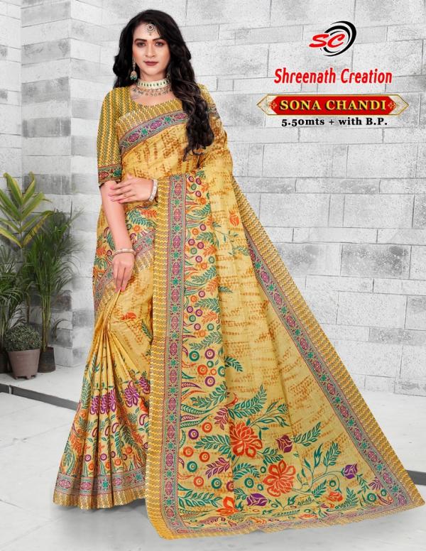 Sc Sona Chandi – Cotton Saree